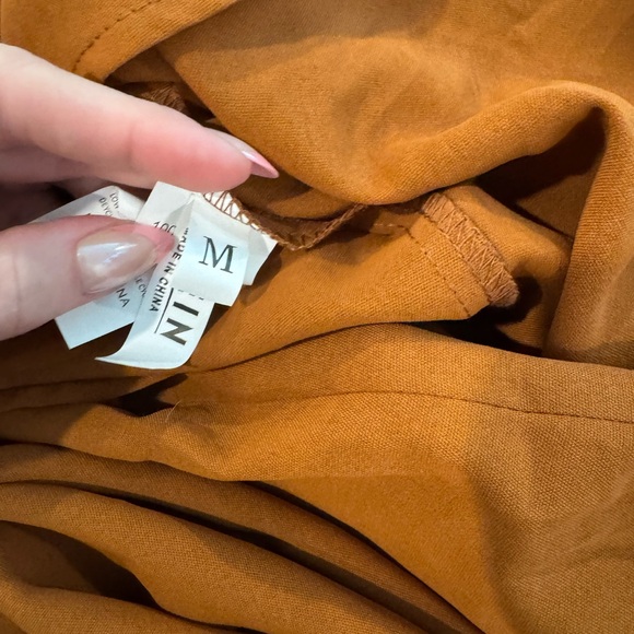 SHEIN Brown Cutout Front Slit Midi Dress - Picture 3 of 3